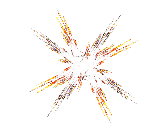 Apophysis fractal art flame Explosion by V. Coskrey