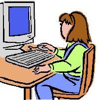 girl seated at desk clip art ms